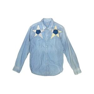 Kapital Patchwork Star Western Denim Shirt